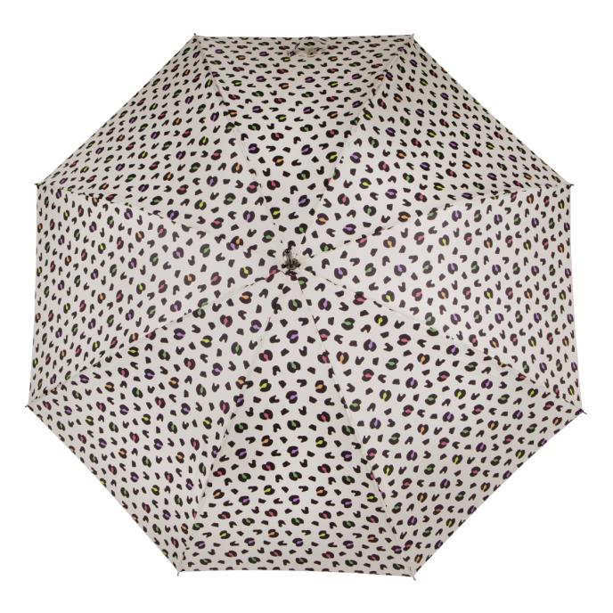 totes® Auto Open Walker Wood Handle Bright Animal Print Umbrella  Extra Image 2